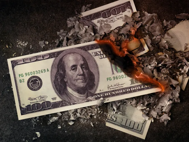 cash burning